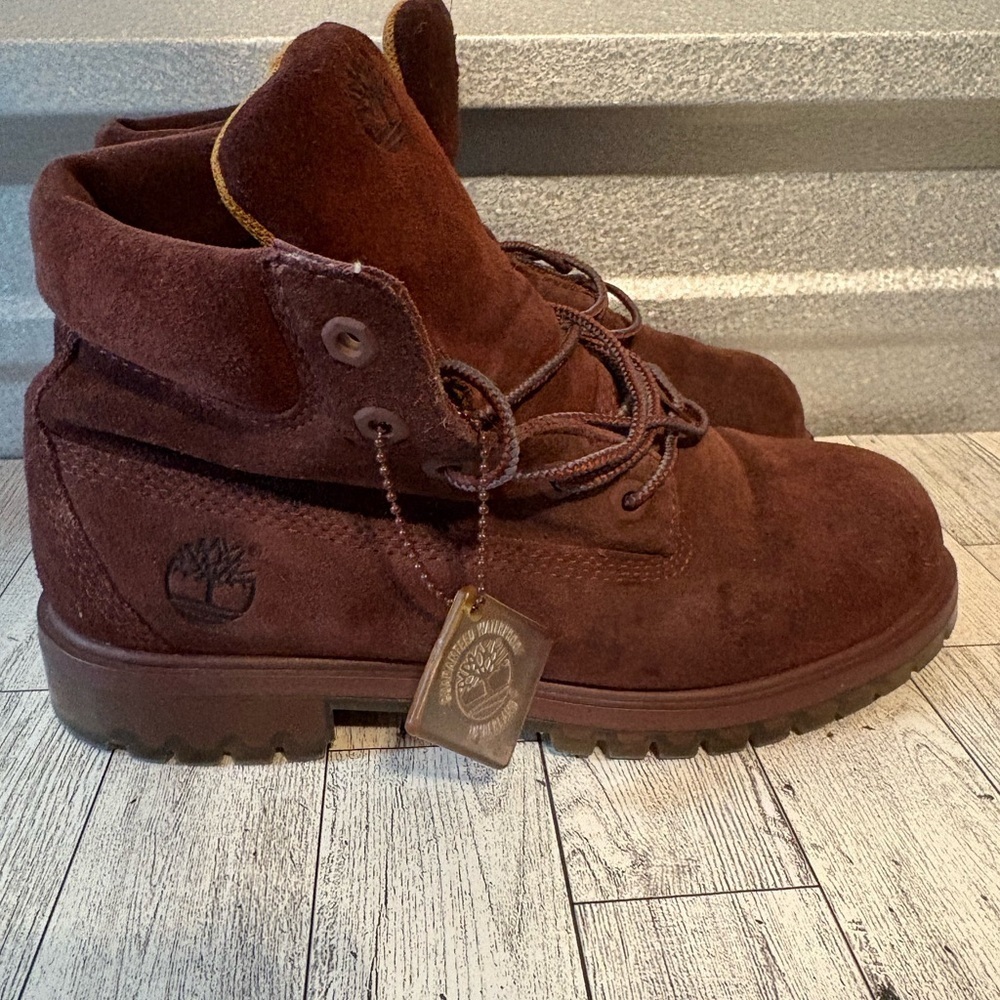 Timberland Dark Brown Suede Boots